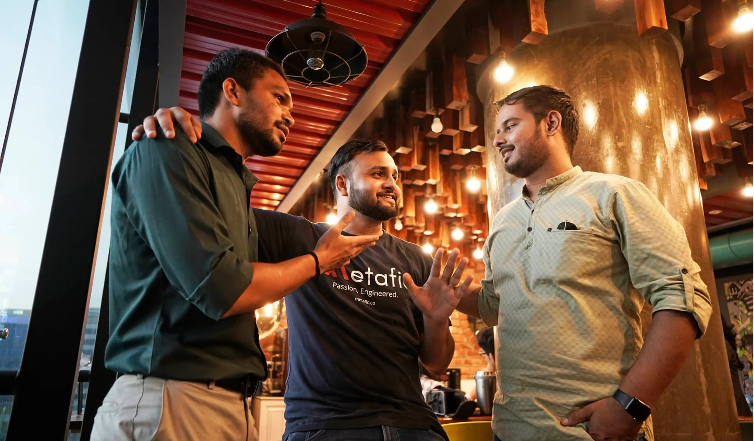 Life at Metafic — team at work