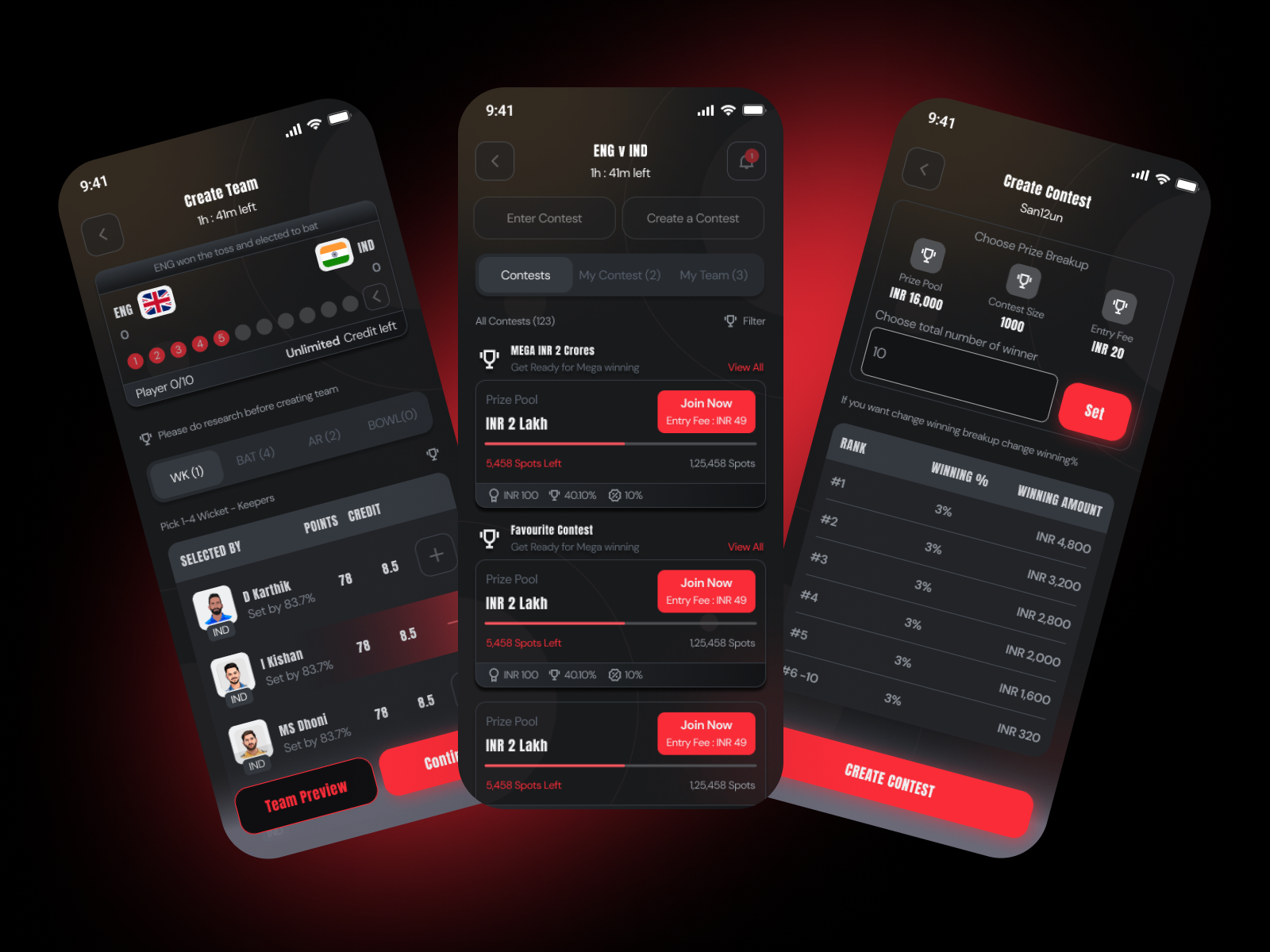 Champions League - Figma UI Kit for Sports App