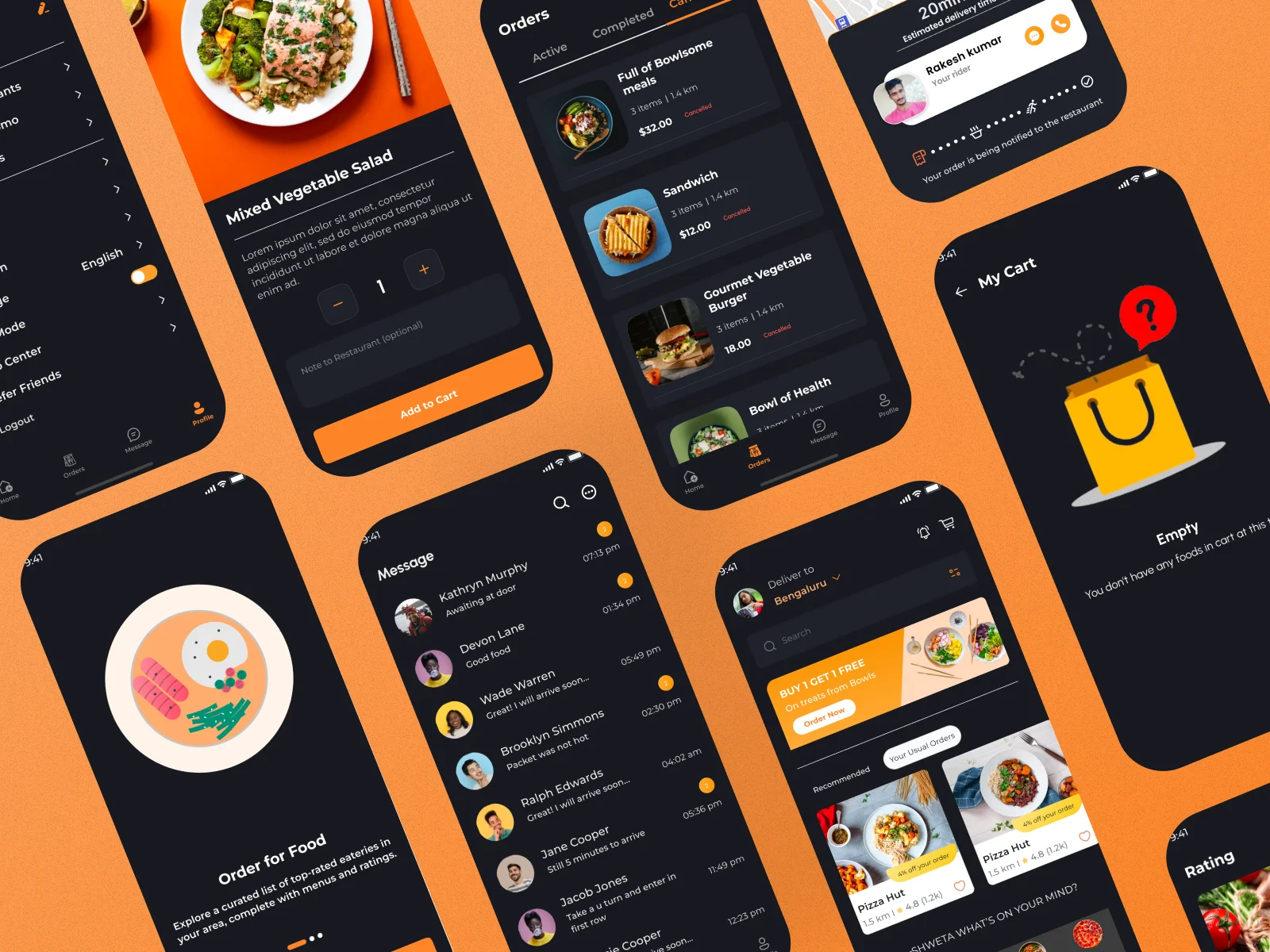 SpeedFood - Figma UI Kit for Food delivery app - Image 4