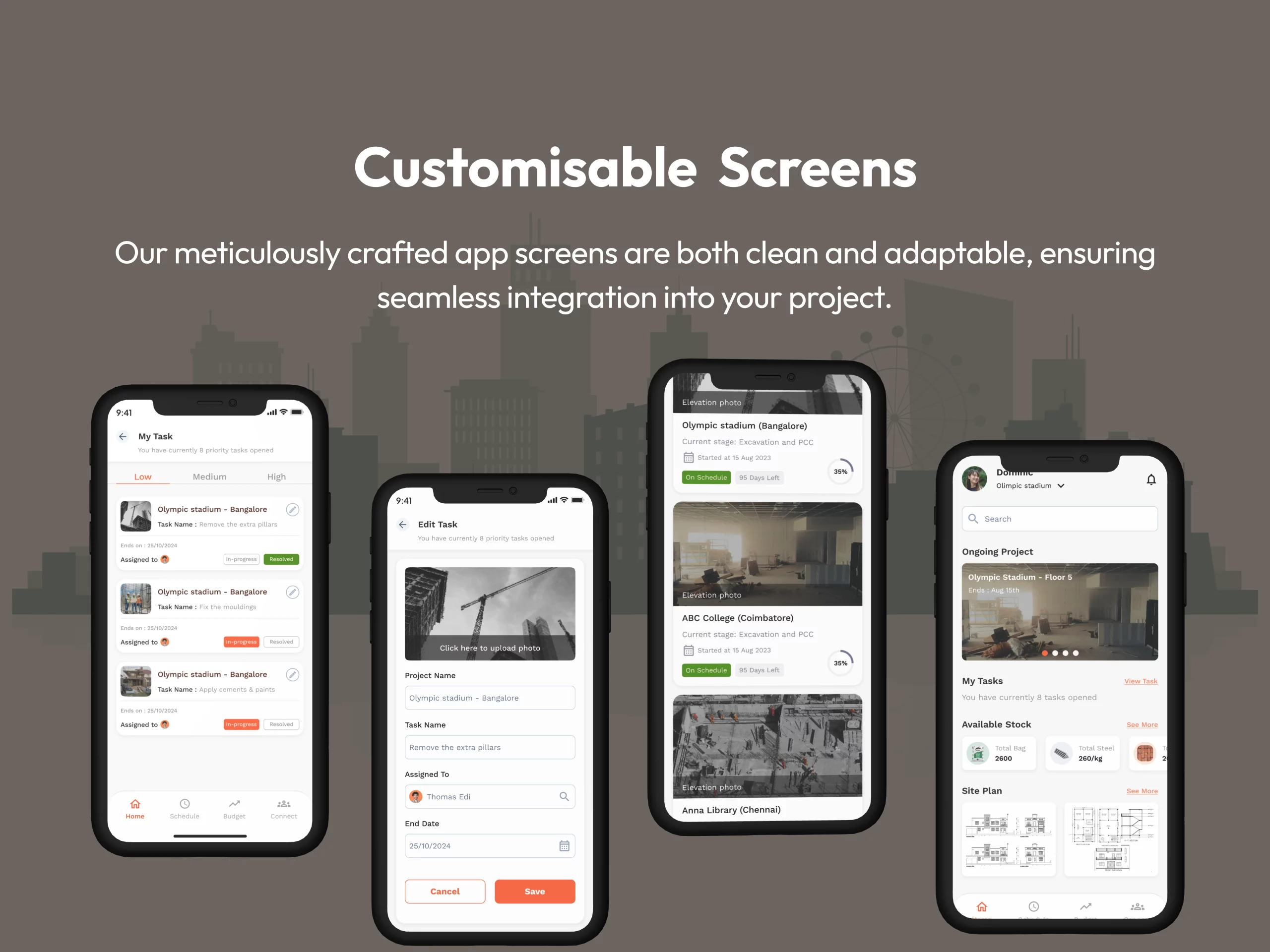 Construction Management Figma UI Kit - Image 2