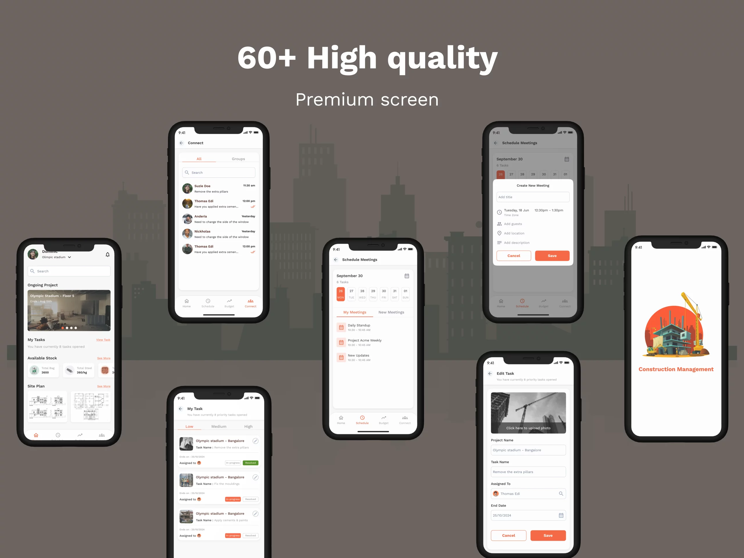 Construction Management Figma UI Kit - Image 4