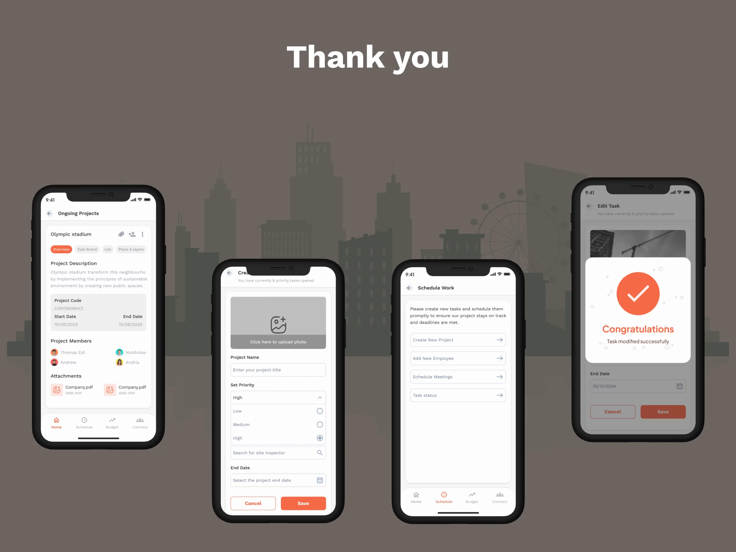 Construction Management Figma UI Kit - Image 7