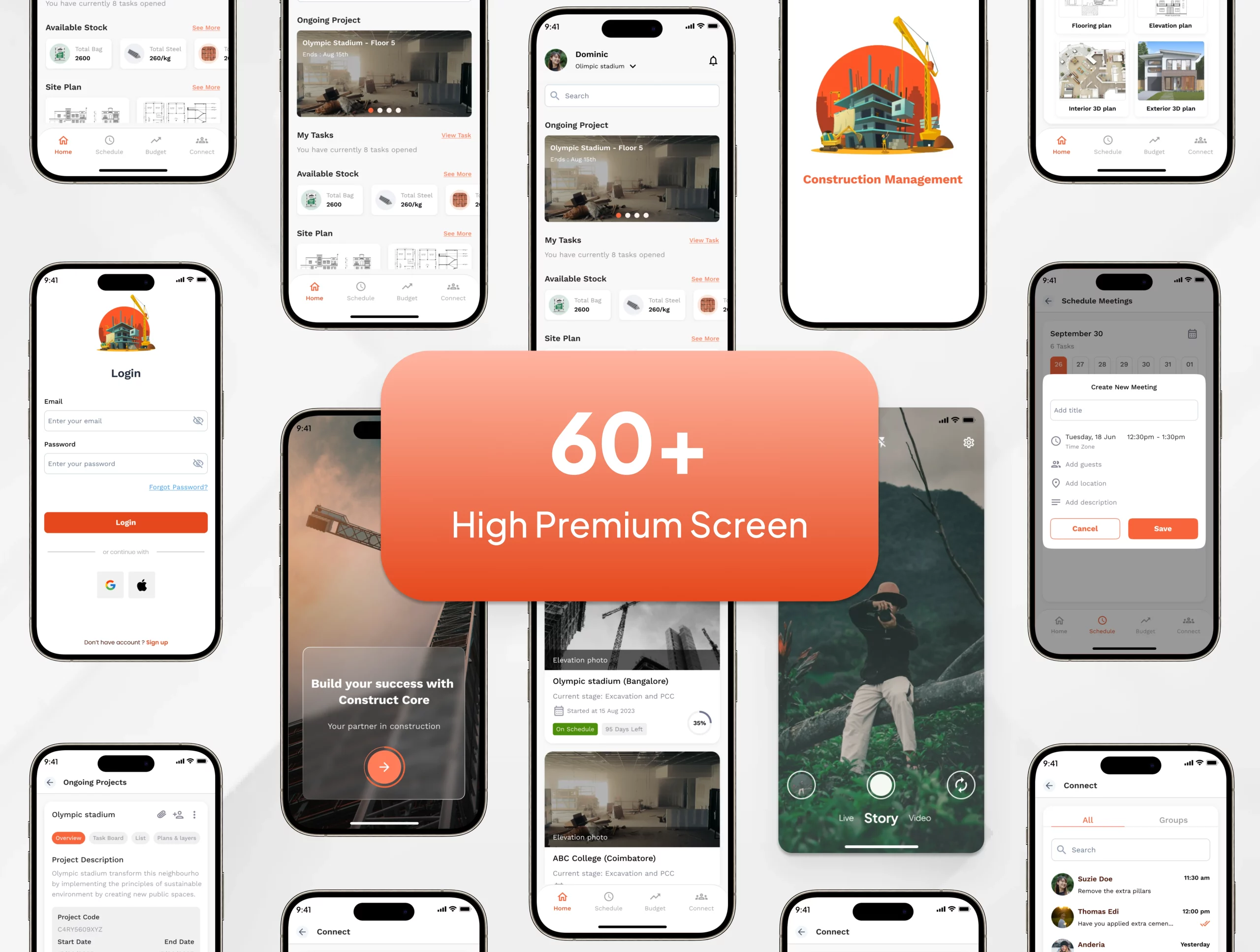 Construction Management Figma UI Kit - Image 3